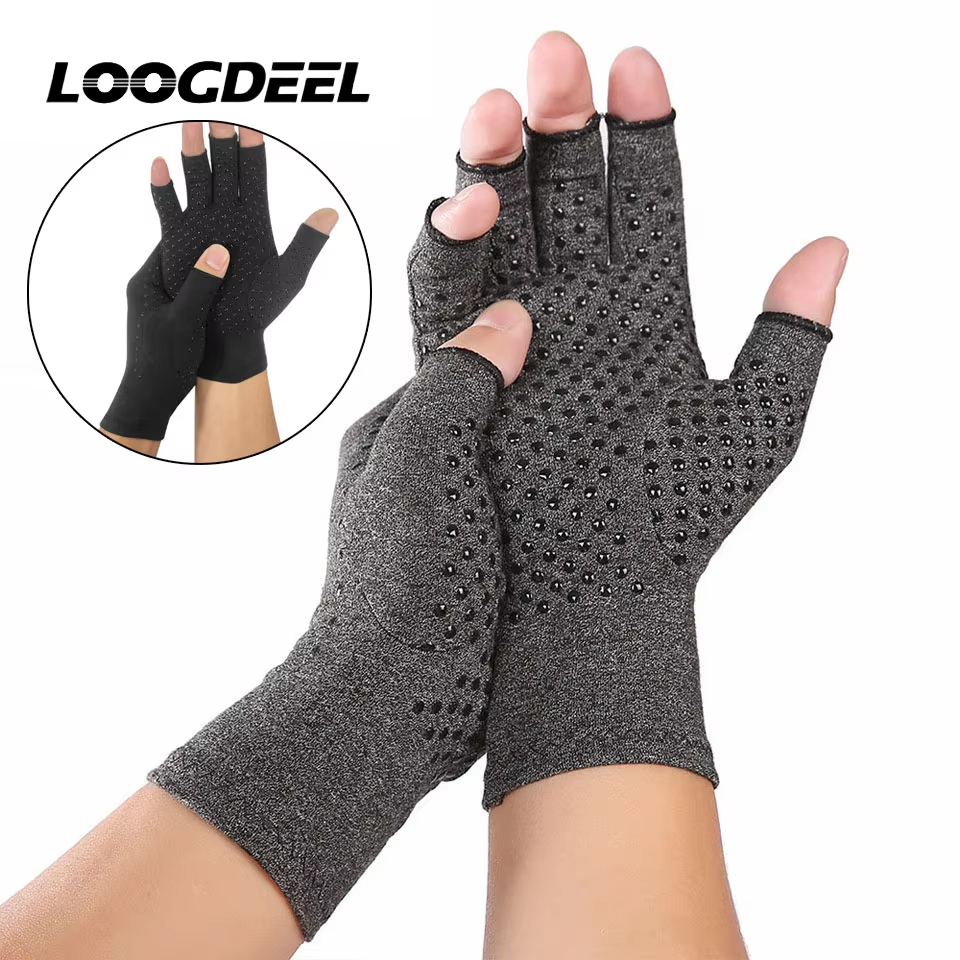 Cycling Glove Padded - LOOGDEEL Half Finger Inflammation Joint Outdoor