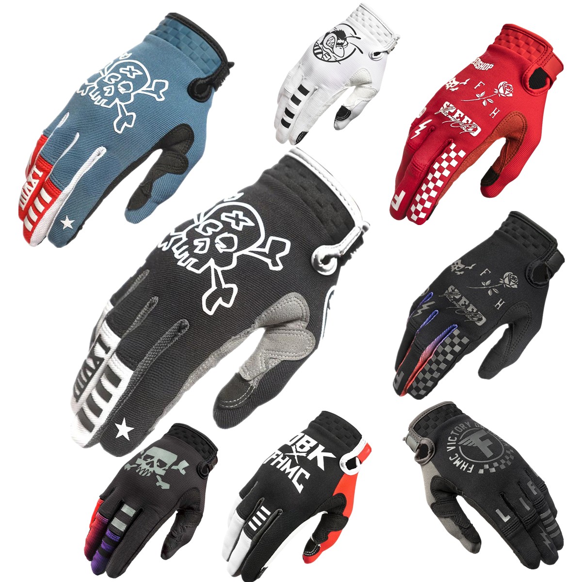 FH MX Gloves Touch Screen Moto - Cycling Glove Padded review and price