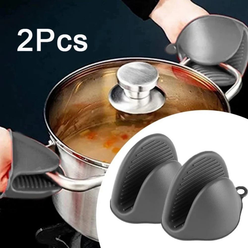 Silicone Anti-heat Gloves 2pcs - Oven Mitt Silicone review and price