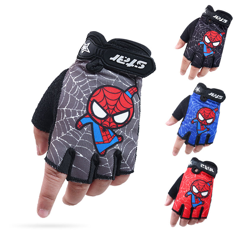 Kids Bike Gloves Half Finger S - Cycling Glove Padded review and price