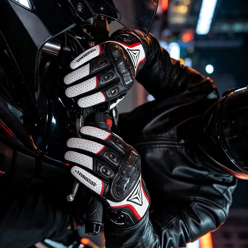 Genuine Leather Motorcycle Glo - Motorcycle Glove Knuckle review and price