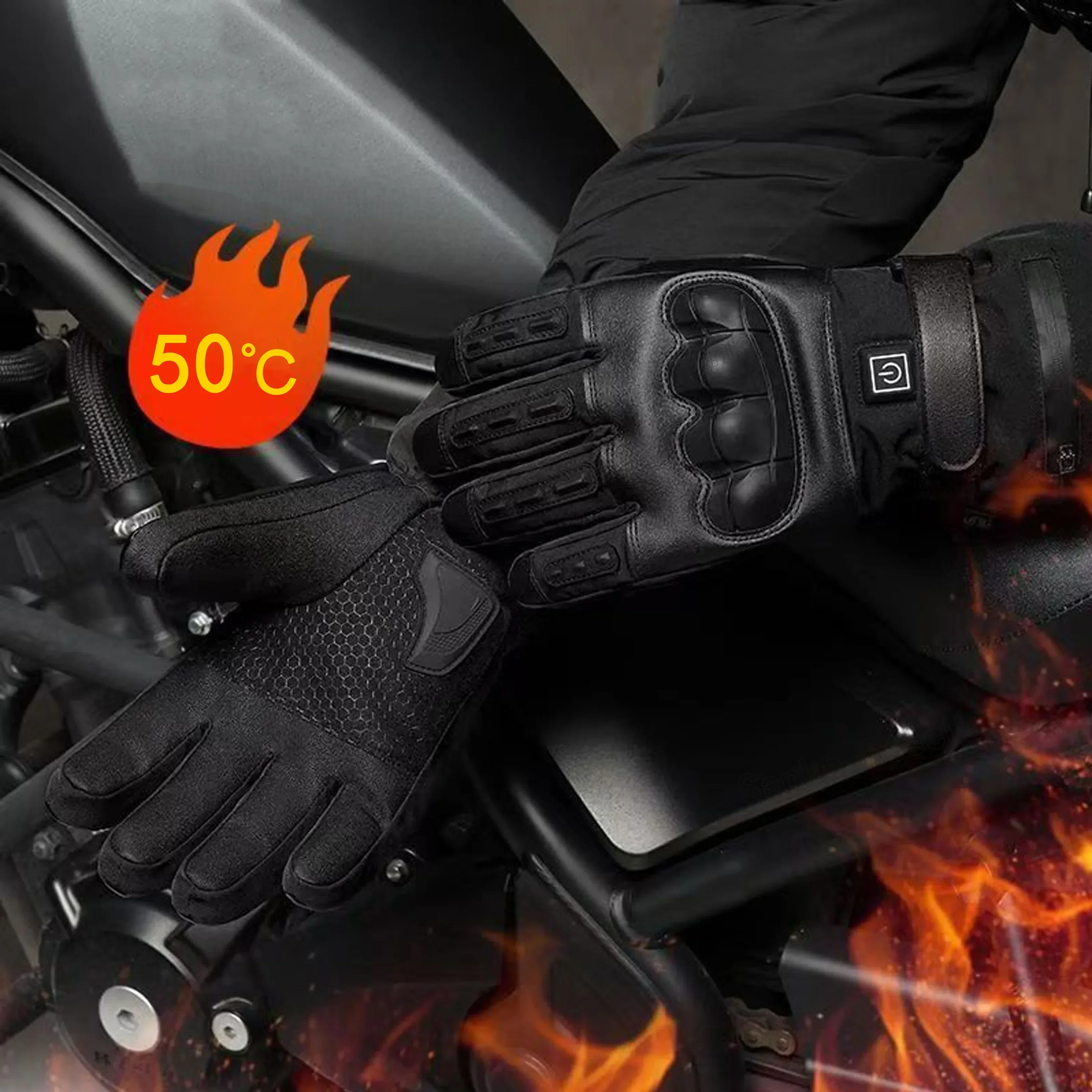 Heated Gloves Hand Warmer Elec - Ski Glove Waterproof review and price