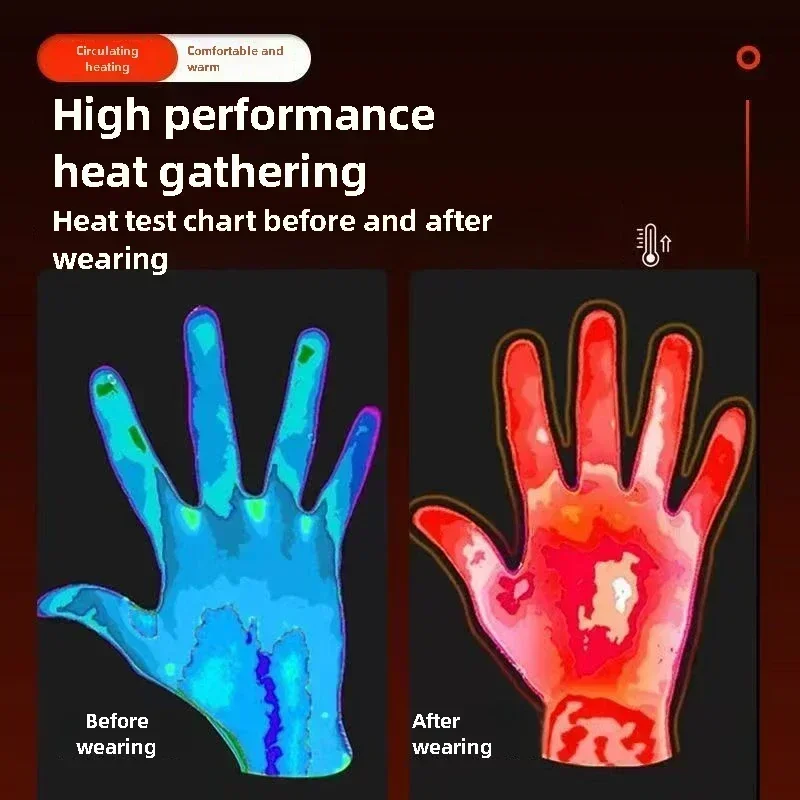 Heated Gloves Hand Warmer Elec - Ski Glove Waterproof review and price